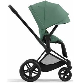 Коляска 2в1 Cybex Priam 4.0 Leaf Green на шасі Matt Black