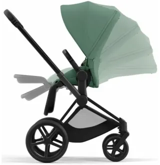 Коляска 2в1 Cybex Priam 4.0 Leaf Green на шасі Matt Black