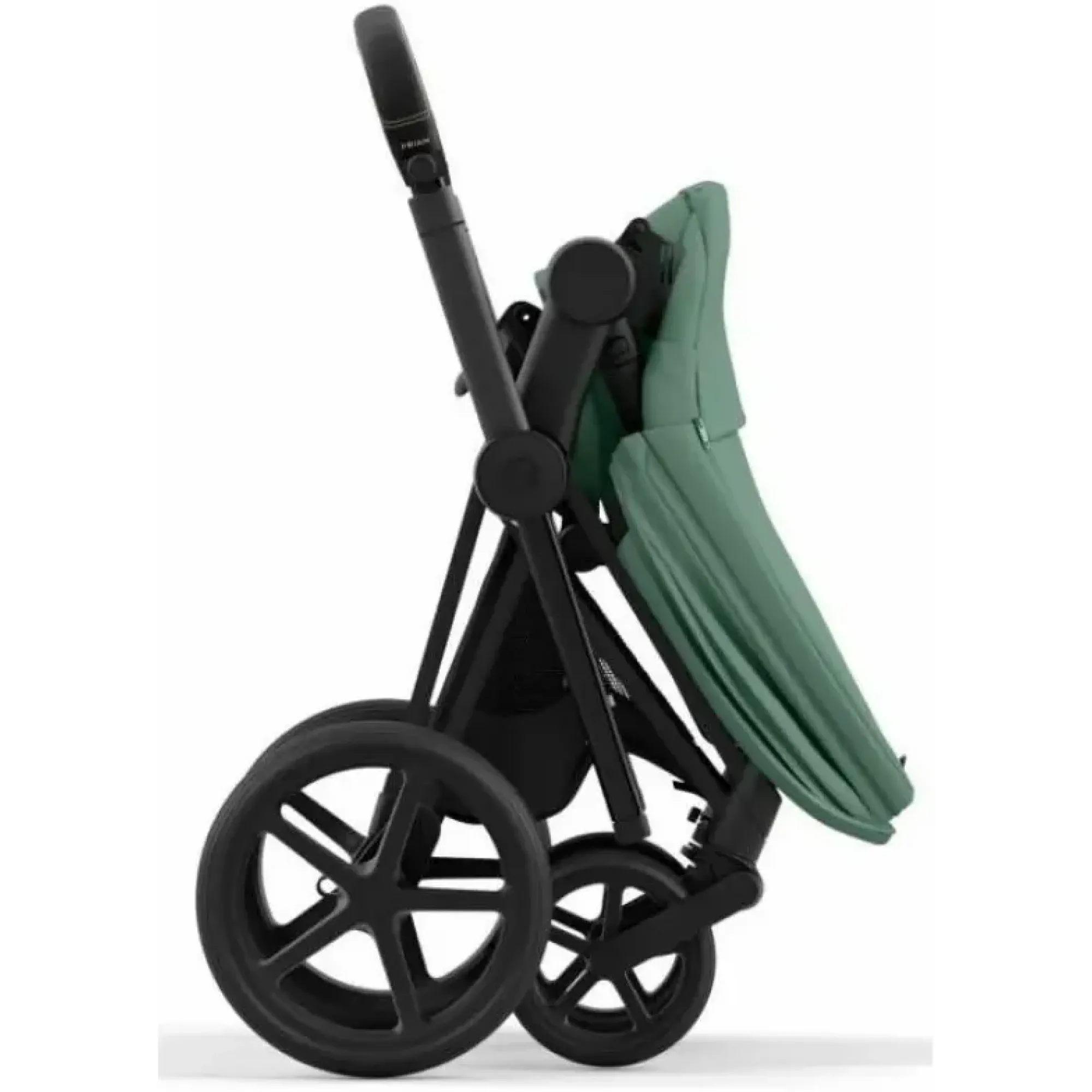 Коляска 2в1 Cybex Priam 4.0 Leaf Green на шасі Matt Black