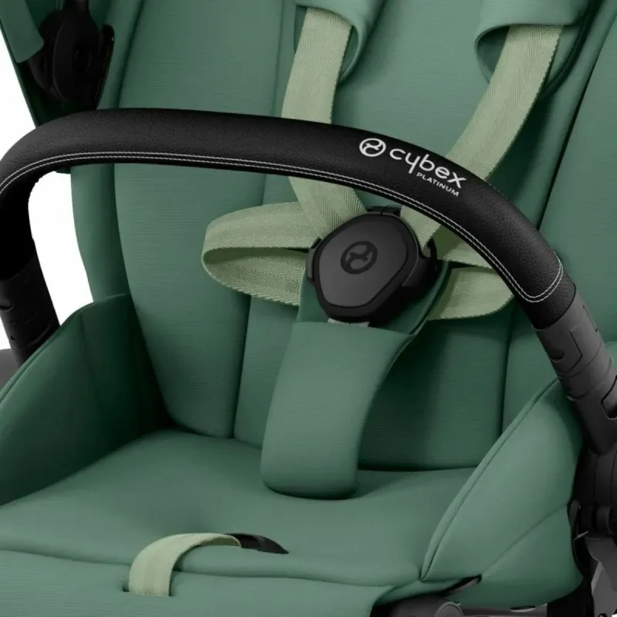 Коляска 2в1 Cybex Priam 4.0 Leaf Green на шасі Matt Black
