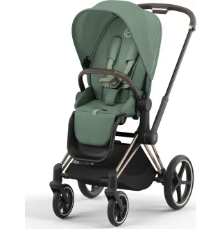 Коляска 2в1 Cybex Priam 4.0 Leaf Green на шасі Rosegold