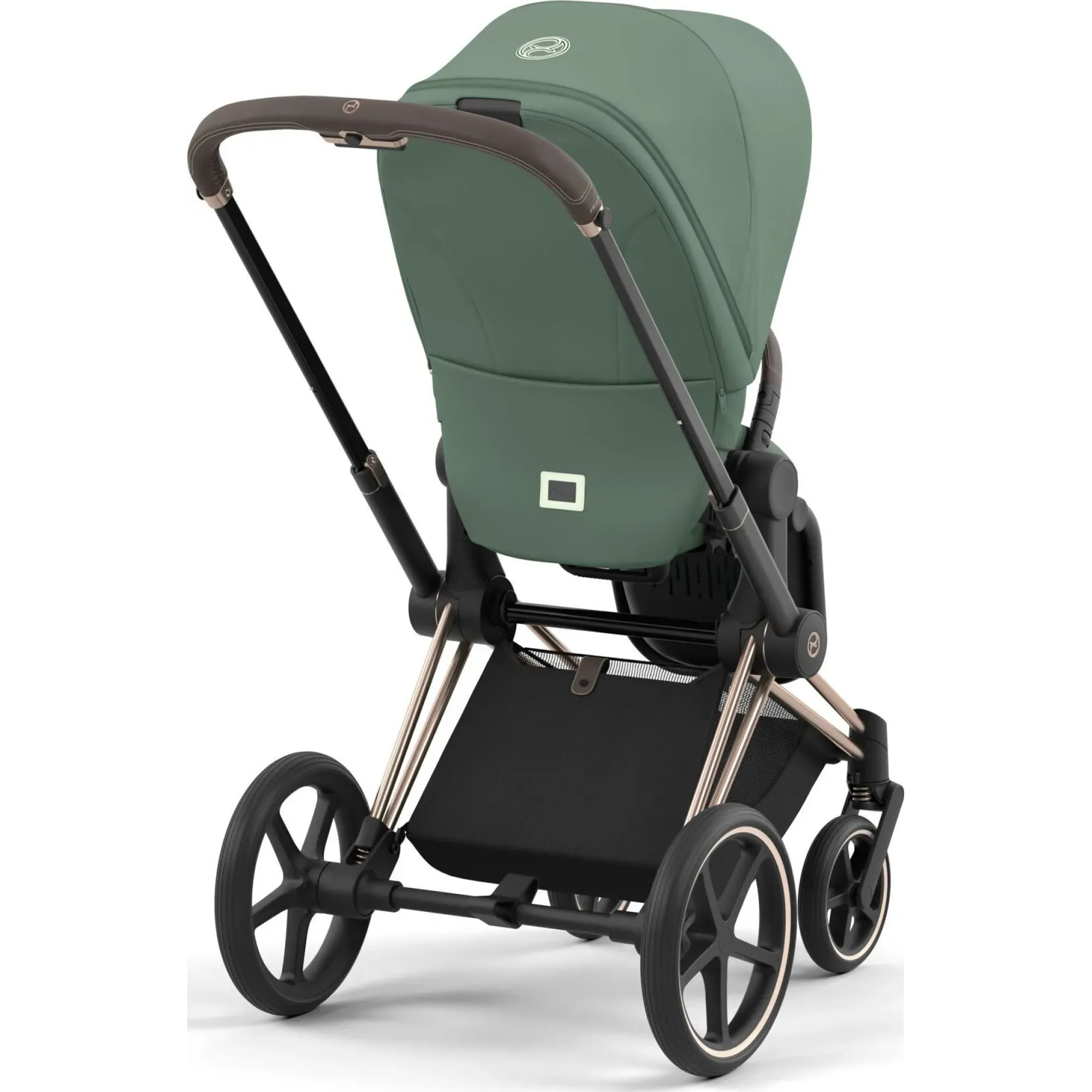 Коляска 2в1 Cybex Priam 4.0 Leaf Green на шасі Rosegold