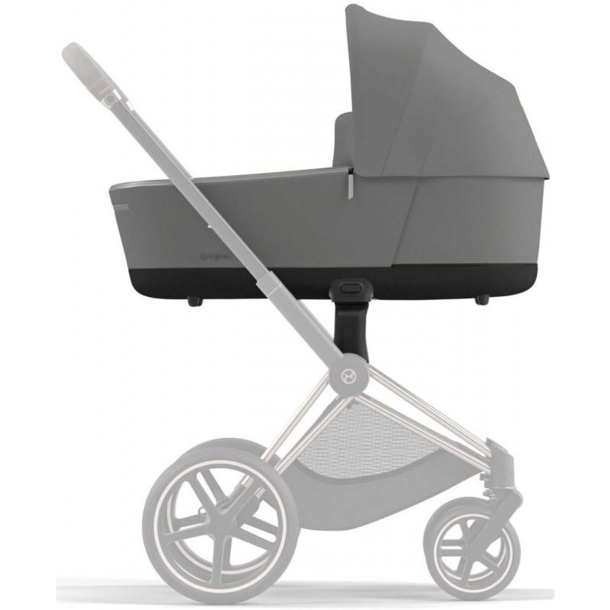 Коляска 2в1 Cybex Priam 4.0 Mirage Grey на шасі Chrome Black