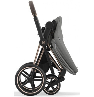 Коляска 2в1 Cybex Priam 4.0 Mirage Grey на шасі Chrome Black