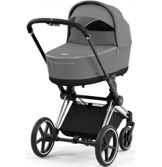 Коляска 2в1 Cybex Priam 4.0 Mirage Grey на шасі Chrome Black