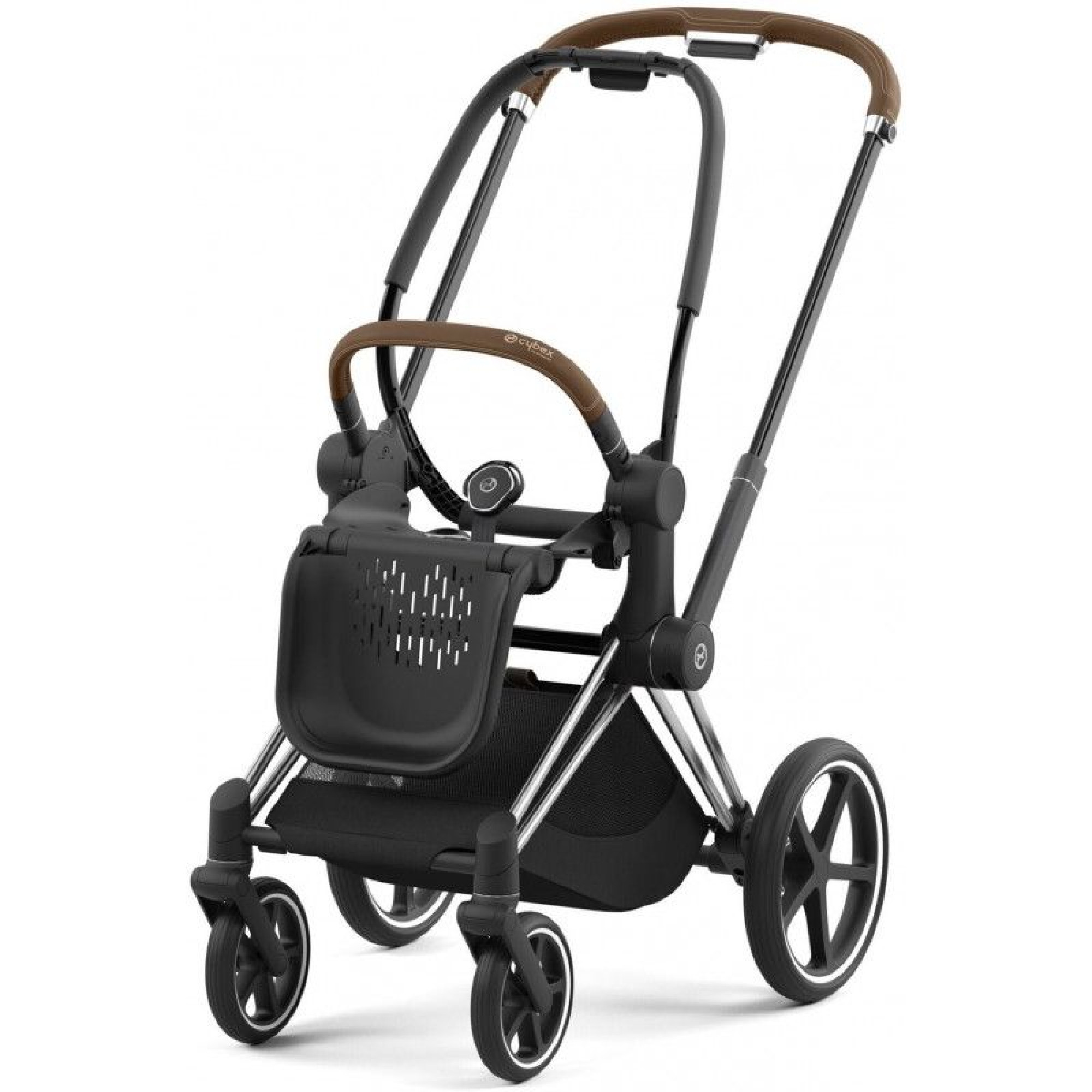 Коляска 2в1 Cybex Priam 4.0 Mirage Grey на шасі Chrome Brown