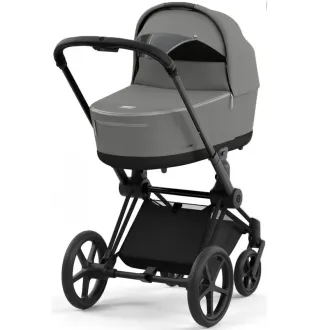 Коляска 2в1 Cybex Priam 4.0 Mirage Grey на шасі Matt Black