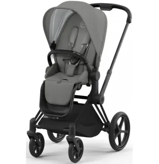 Коляска 2в1 Cybex Priam 4.0 Mirage Grey на шасі Matt Black