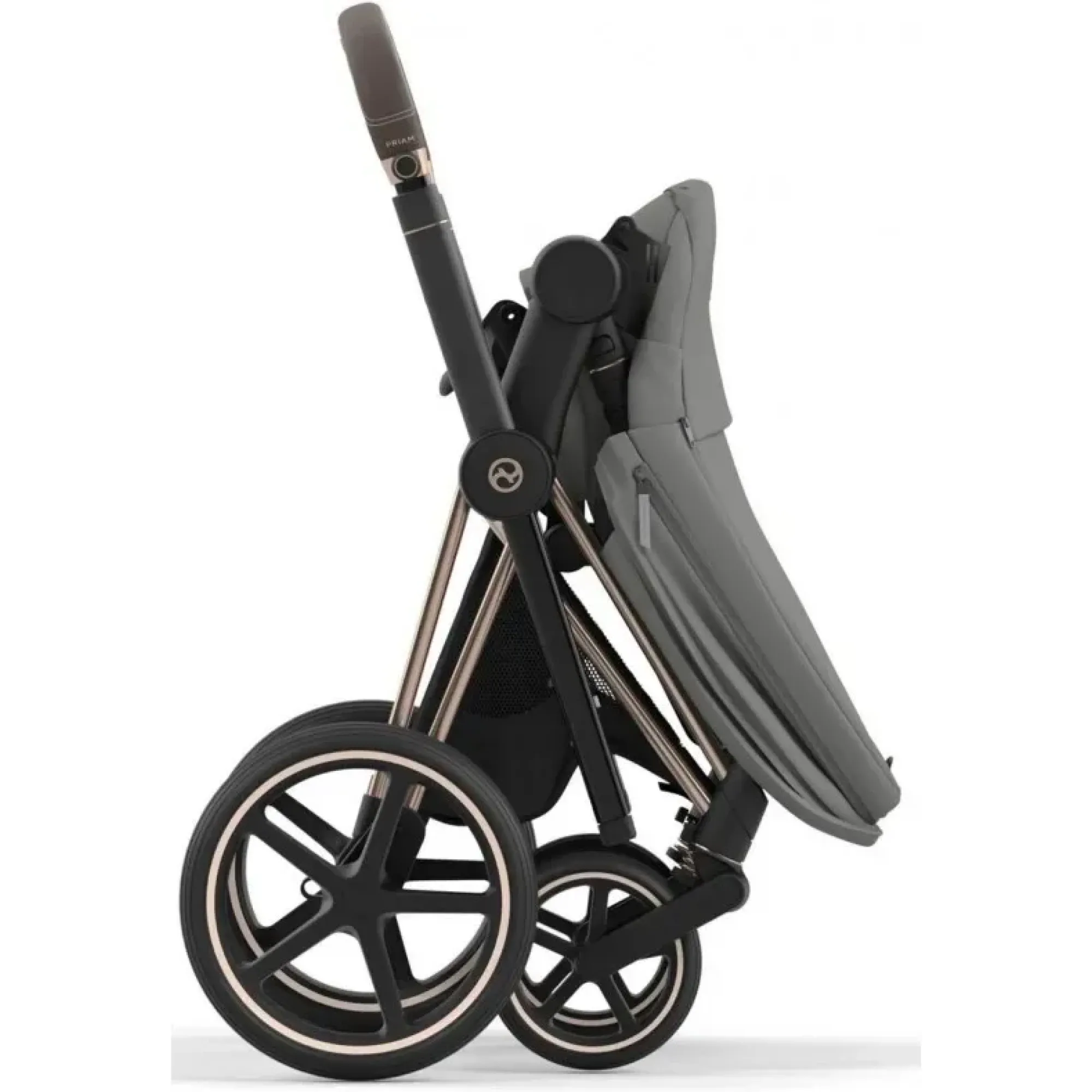 Коляска 2в1 Cybex Priam 4.0 Mirage Grey на шасі Matt Black