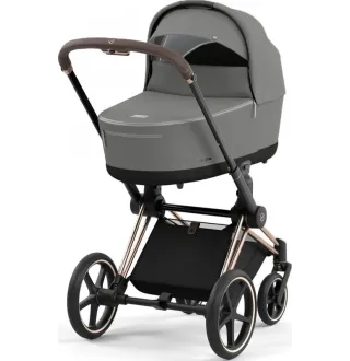Коляска 2в1 Cybex Priam 4.0 Mirage Grey на шасі Rosegold
