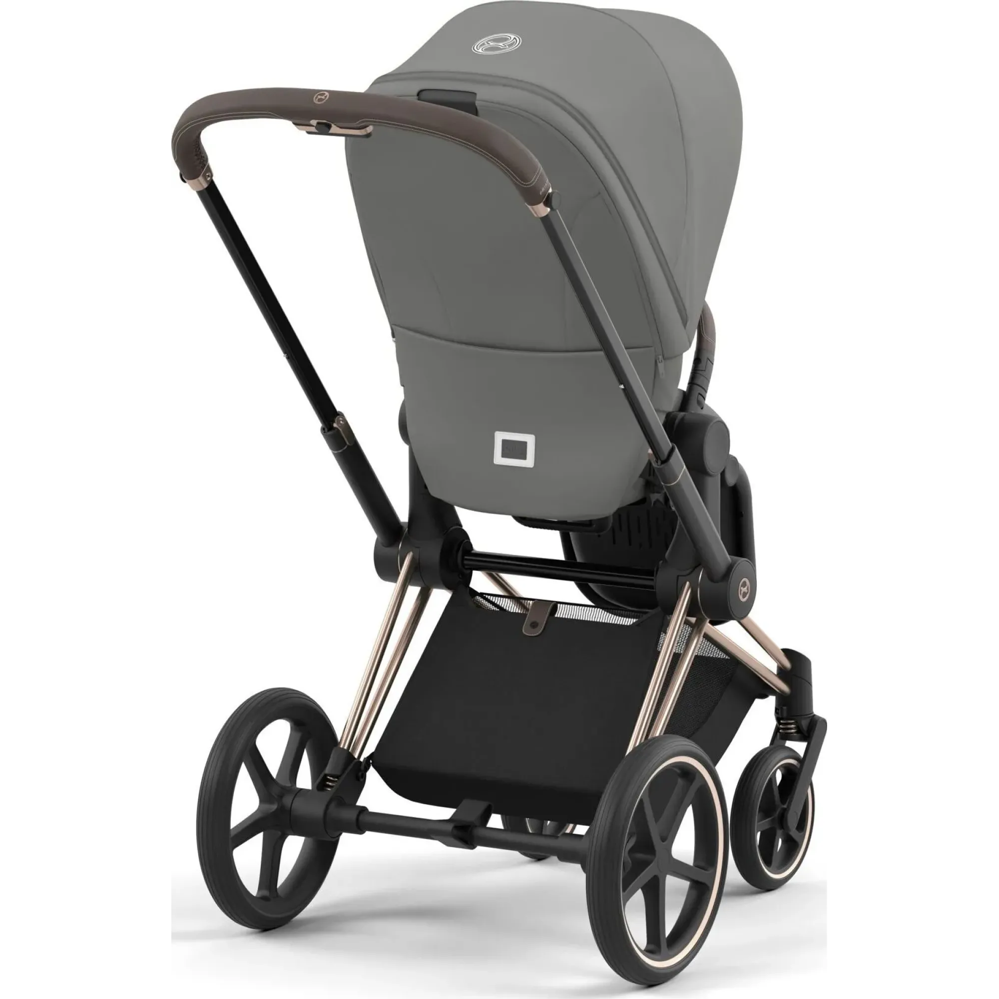 Коляска 2в1 Cybex Priam 4.0 Mirage Grey на шасі Rosegold