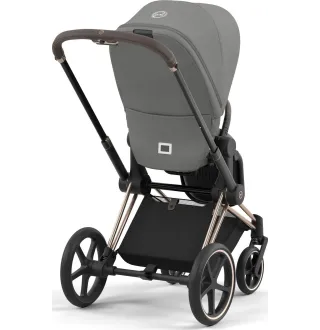Коляска 2в1 Cybex Priam 4.0 Mirage Grey на шасі Rosegold