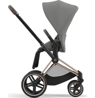Коляска 2в1 Cybex Priam 4.0 Mirage Grey на шасі Rosegold
