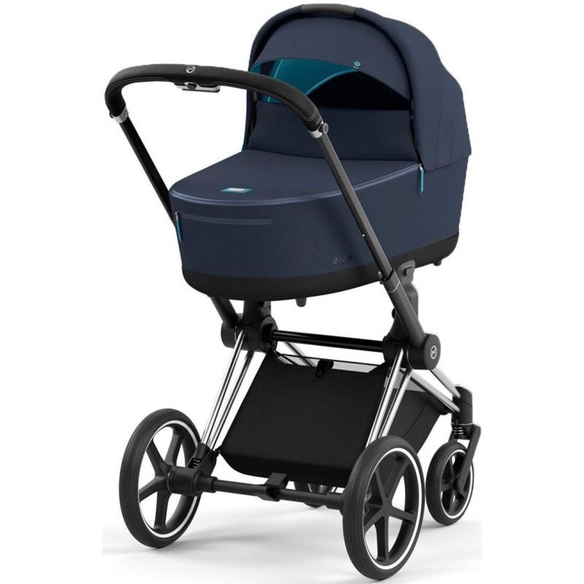 Коляска 2в1 Cybex Priam 4.0 Nautical Blue на шасі Chrome Black