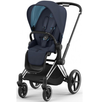 Коляска 2в1 Cybex Priam 4.0 Nautical Blue на шасі Chrome Black