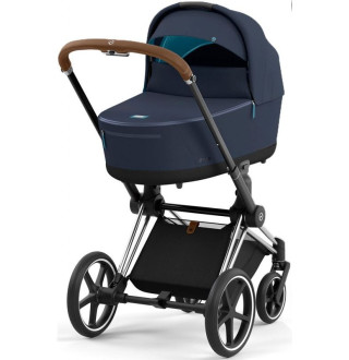 Коляска 2в1 Cybex Priam 4.0 Nautical Blue на шасі Chrome Brown