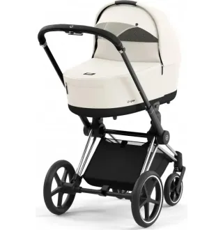 Коляска 2в1 Cybex Priam 4.0 Off White на шасі Chrome Black
