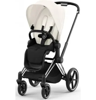Коляска 2в1 Cybex Priam 4.0 Off White на шасі Chrome Black