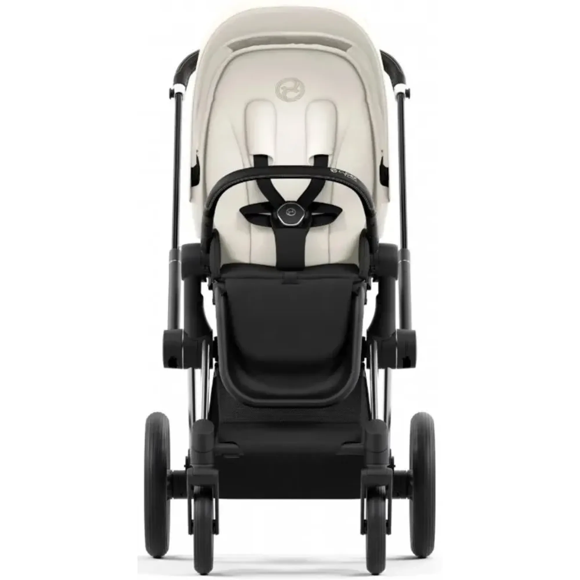 Коляска 2в1 Cybex Priam 4.0 Off White на шасі Chrome Black