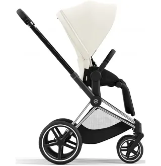 Коляска 2в1 Cybex Priam 4.0 Off White на шасі Chrome Black
