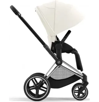 Коляска 2в1 Cybex Priam 4.0 Off White на шасі Chrome Black