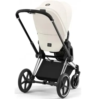 Коляска 2в1 Cybex Priam 4.0 Off White на шасі Chrome Black