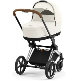 Коляска 2в1 Cybex Priam 4.0 Off White на шасі Chrome Brown