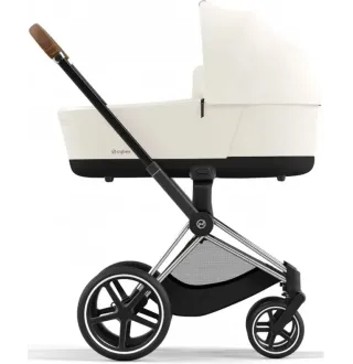 Коляска 2в1 Cybex Priam 4.0 Off White на шасі Chrome Brown