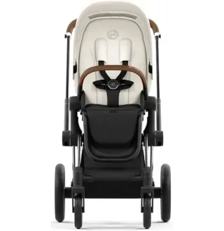 Коляска 2в1 Cybex Priam 4.0 Off White на шасі Chrome Brown