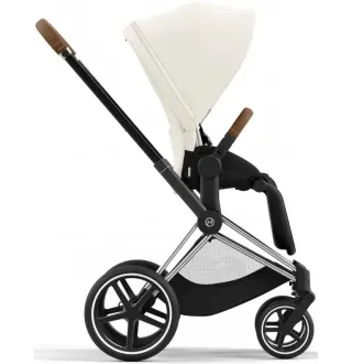 Коляска 2в1 Cybex Priam 4.0 Off White на шасі Chrome Brown