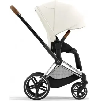 Коляска 2в1 Cybex Priam 4.0 Off White на шасі Chrome Brown