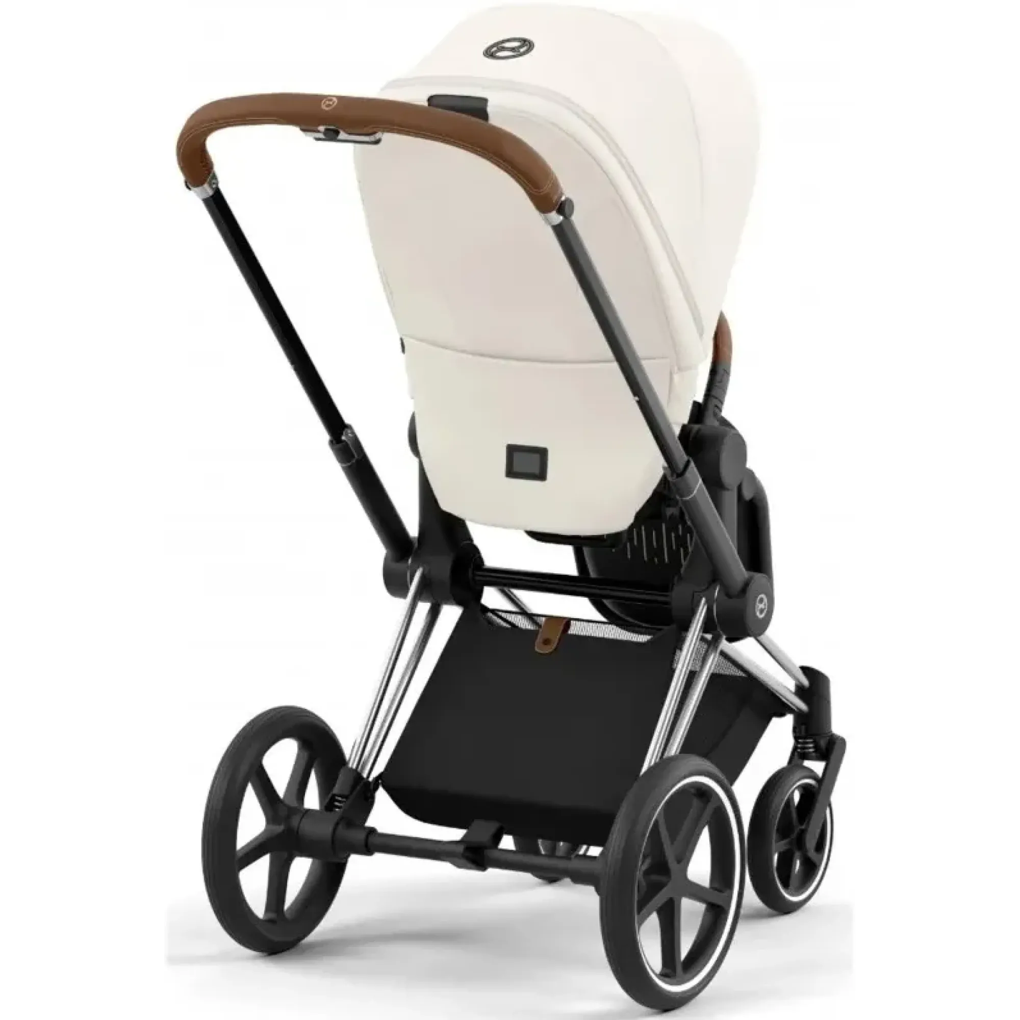 Коляска 2в1 Cybex Priam 4.0 Off White на шасі Chrome Brown