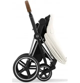 Коляска 2в1 Cybex Priam 4.0 Off White на шасі Chrome Brown