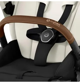 Коляска 2в1 Cybex Priam 4.0 Off White на шасі Chrome Brown