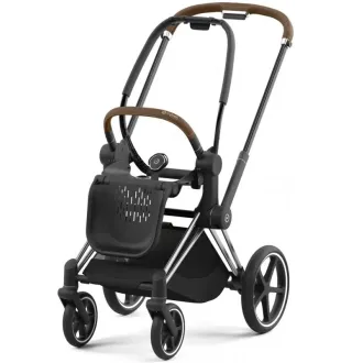 Коляска 2в1 Cybex Priam 4.0 Off White на шасі Chrome Brown