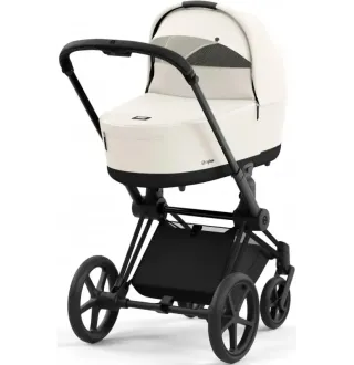 Коляска 2в1 Cybex Priam 4.0 Off White на шасі Matt Black