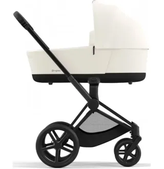 Коляска 2в1 Cybex Priam 4.0 Off White на шасі Matt Black