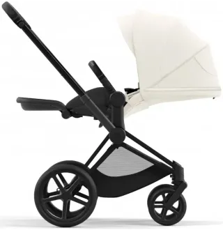 Коляска 2в1 Cybex Priam 4.0 Off White на шасі Matt Black