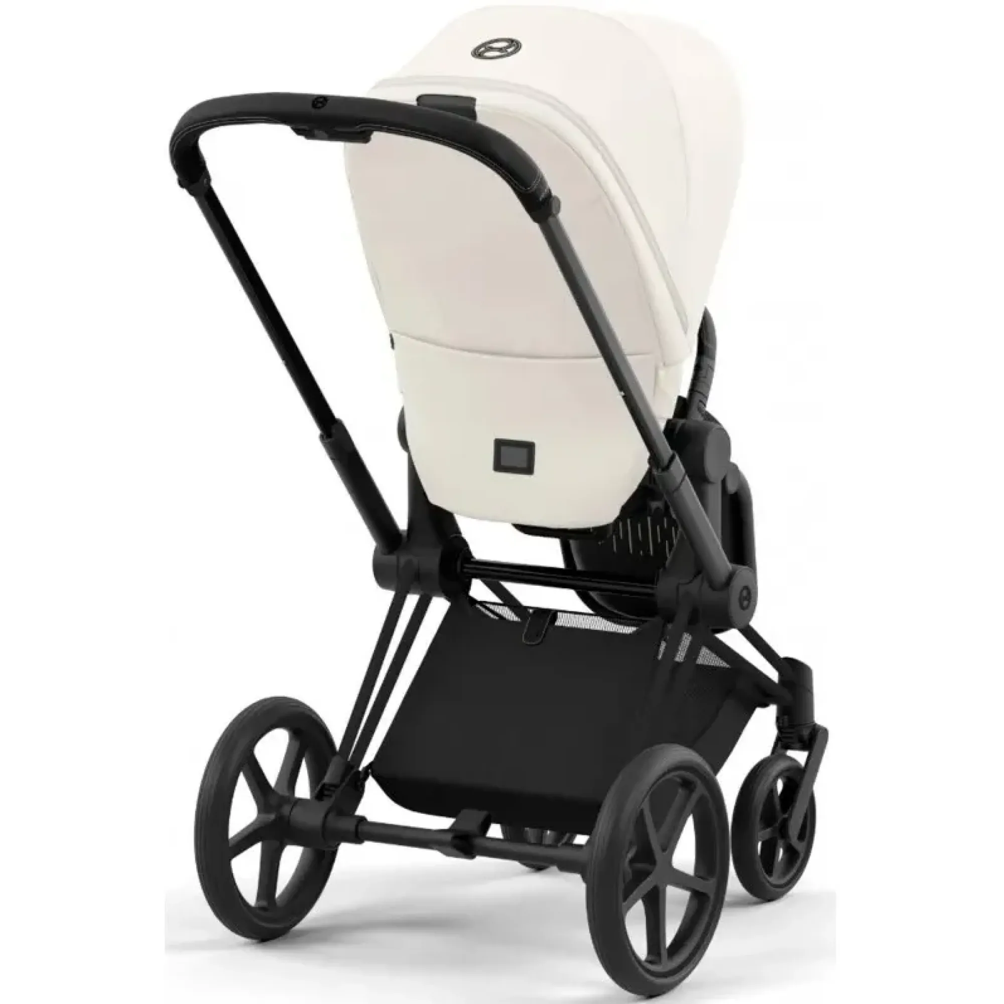 Коляска 2в1 Cybex Priam 4.0 Off White на шасі Matt Black