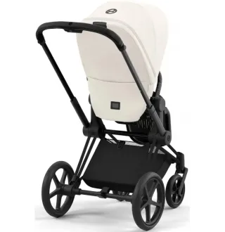 Коляска 2в1 Cybex Priam 4.0 Off White на шасі Matt Black