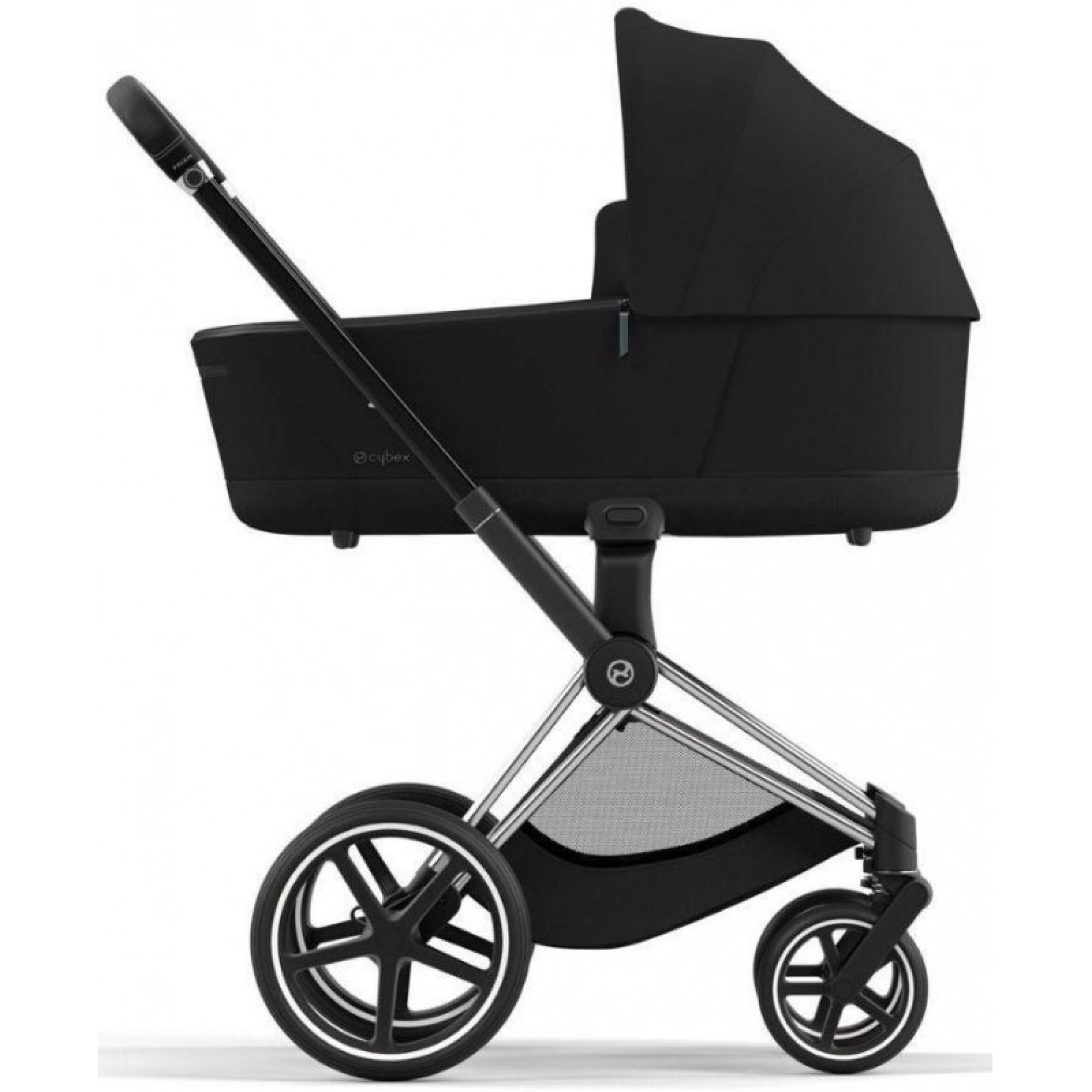 Коляска 2в1 Cybex Priam 4.0 Sepia Black на шасі Chrome Black