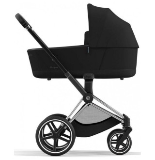 Коляска 2в1 Cybex Priam 4.0 Sepia Black на шасі Chrome Black