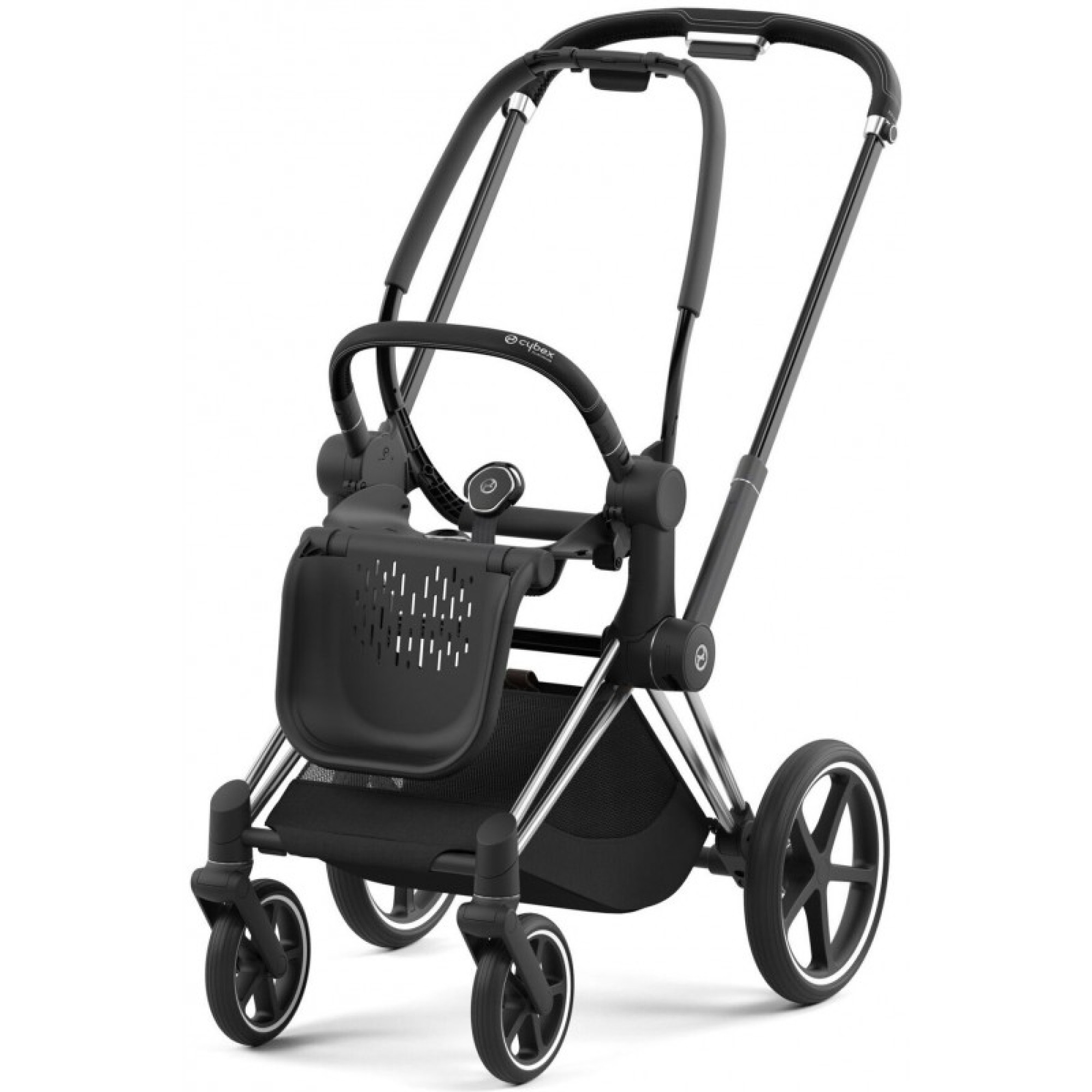 Коляска 2в1 Cybex Priam 4.0 Sepia Black на шасі Chrome Black