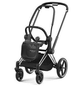 Коляска 2в1 Cybex Priam 4.0 Sepia Black на шасі Chrome Black
