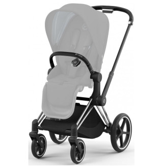 Коляска 2в1 Cybex Priam 4.0 Sepia Black на шасі Chrome Black