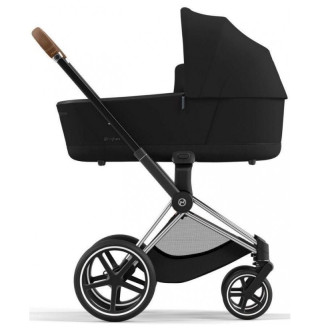Коляска 2в1 Cybex Priam 4.0 Sepia Black на шасі Chrome Brown