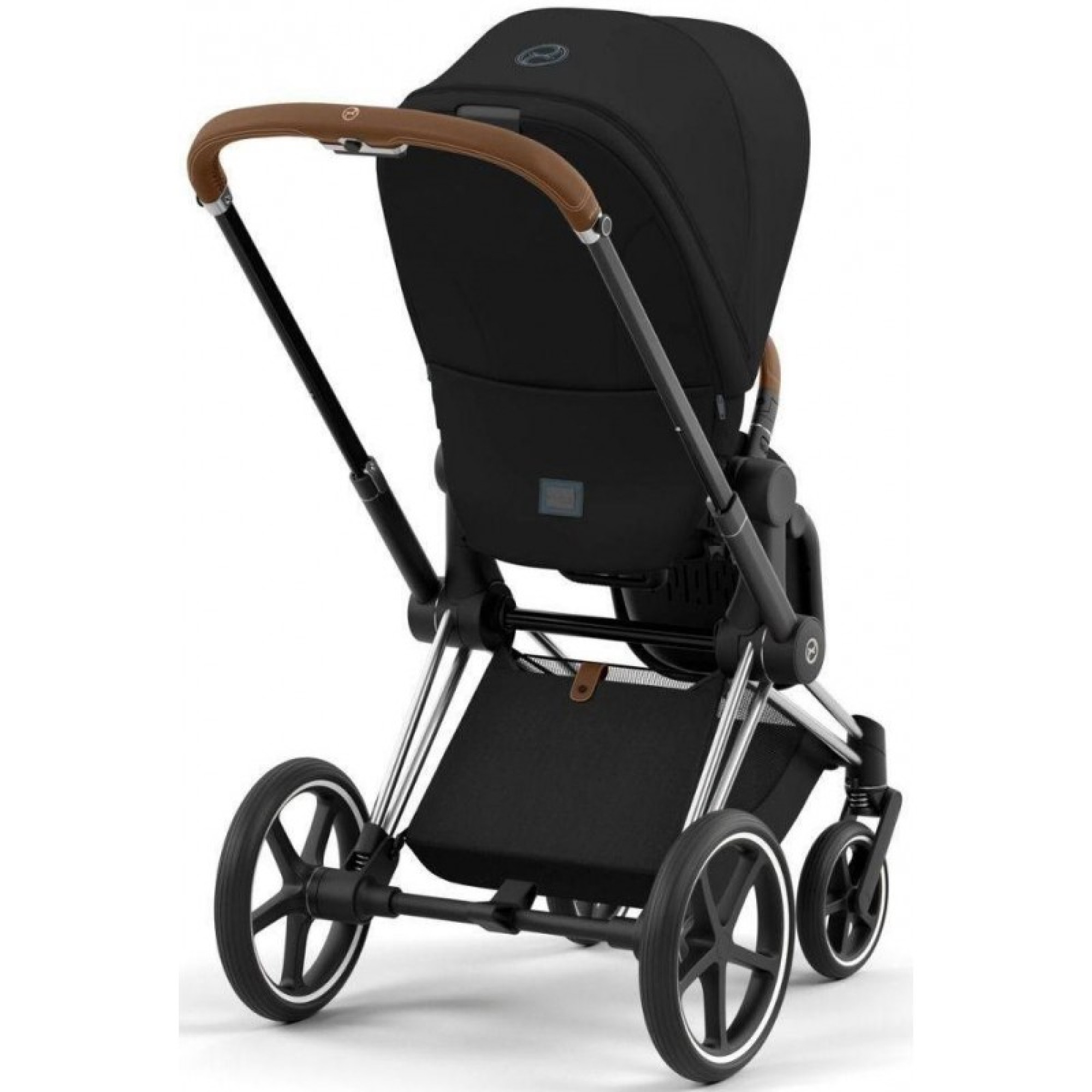 Коляска 2в1 Cybex Priam 4.0 Sepia Black на шасі Chrome Brown