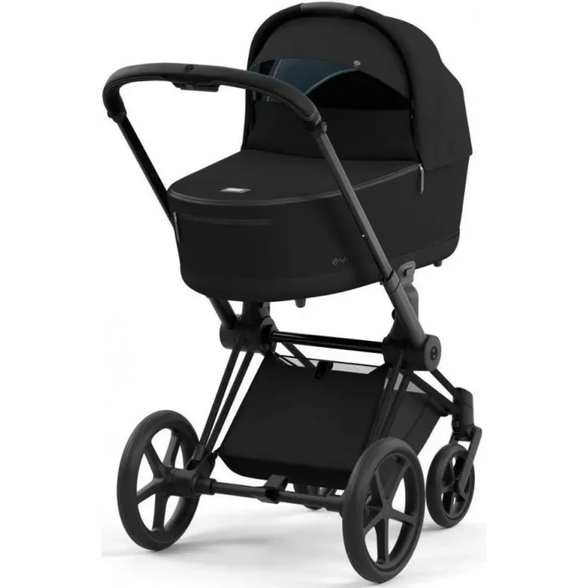 Коляска 2в1 Cybex Priam 4.0 Sepia Black на шасі Matt Black