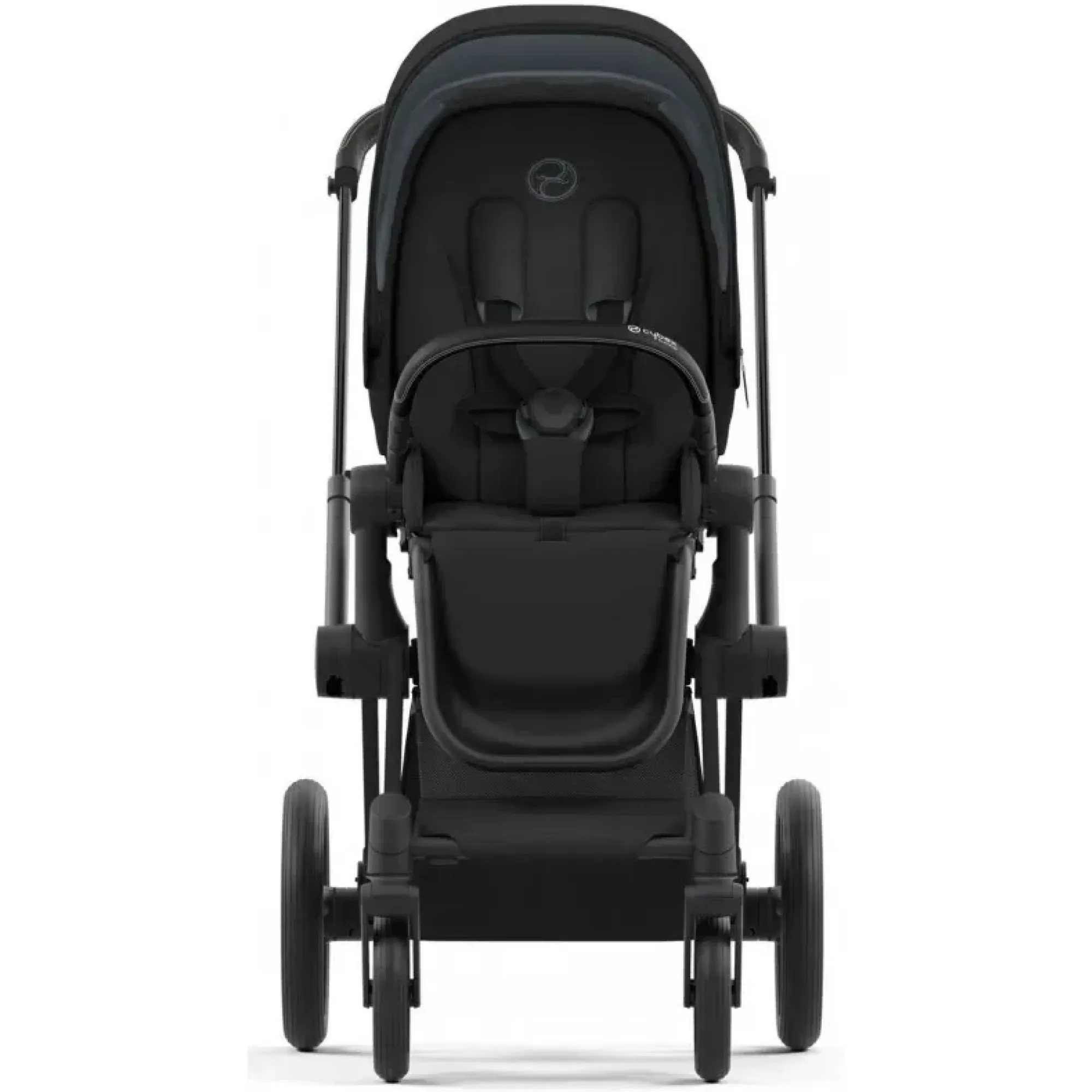 Коляска 2в1 Cybex Priam 4.0 Sepia Black на шасі Matt Black