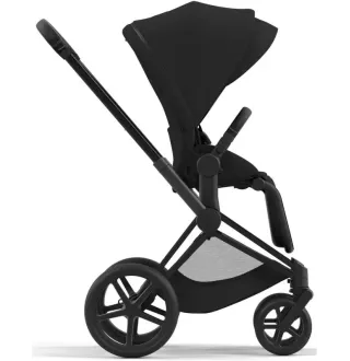 Коляска 2в1 Cybex Priam 4.0 Sepia Black на шасі Matt Black